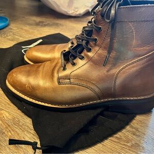 New Thursday Everyday Boots Men's Captain vintage tobacco Brown Leather size 11